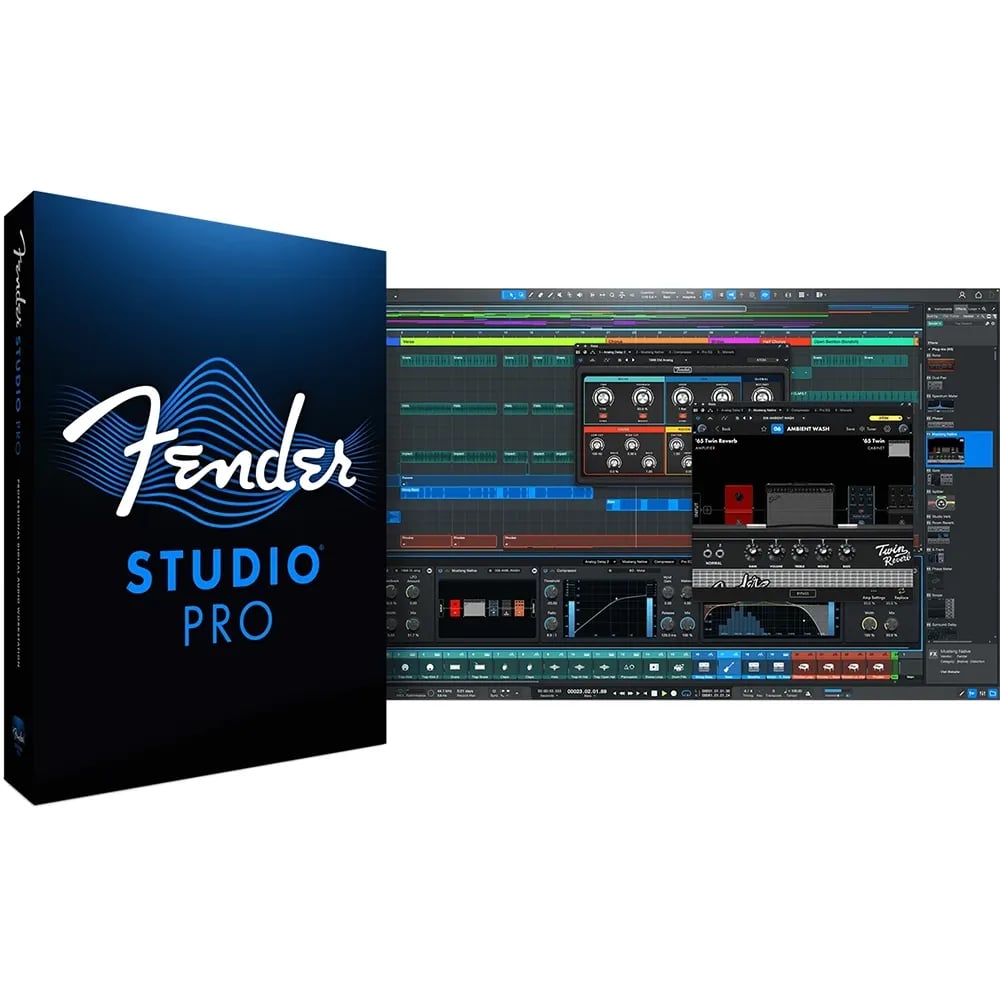 Fender Studio® Pro – DAW Profesional con Licencia Perpetua (Descarga Digital) - Variante en LEMM DJ Store