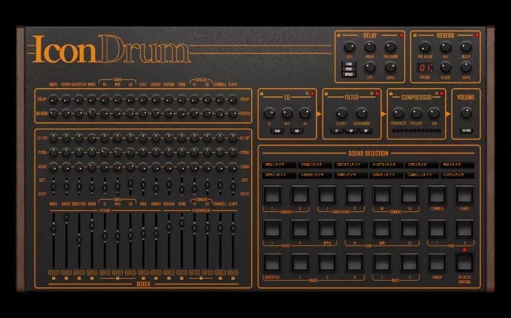 GForce IconDrum – Caja de Ritmos Virtual (Descarga Digital) - Variante en LEMM DJ Store