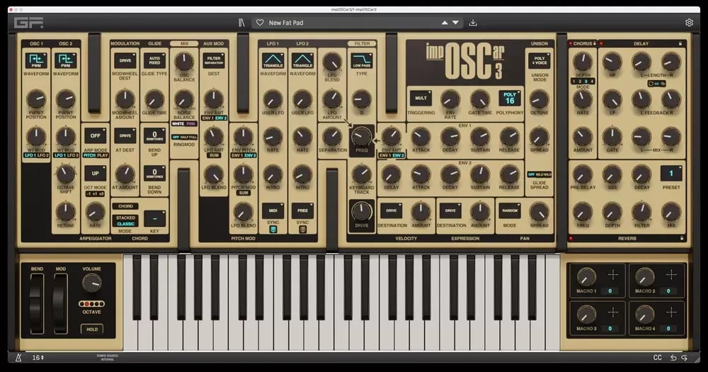 GForce impOSCar3 – Sintetizador Virtual Híbrido OSCar (Descarga Digital) - Variante en LEMM DJ Store