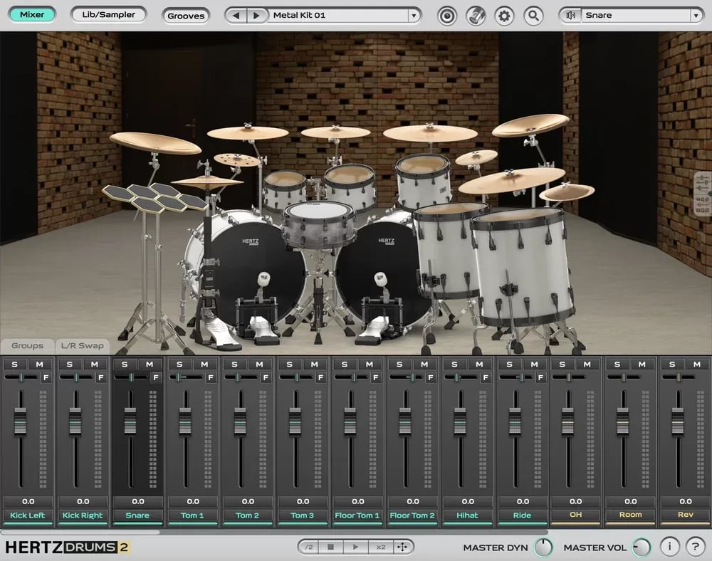 Hertz Metal Unlimited Raw Pack – Pack de Batería (Descarga Digital) - Variante en LEMM DJ Store