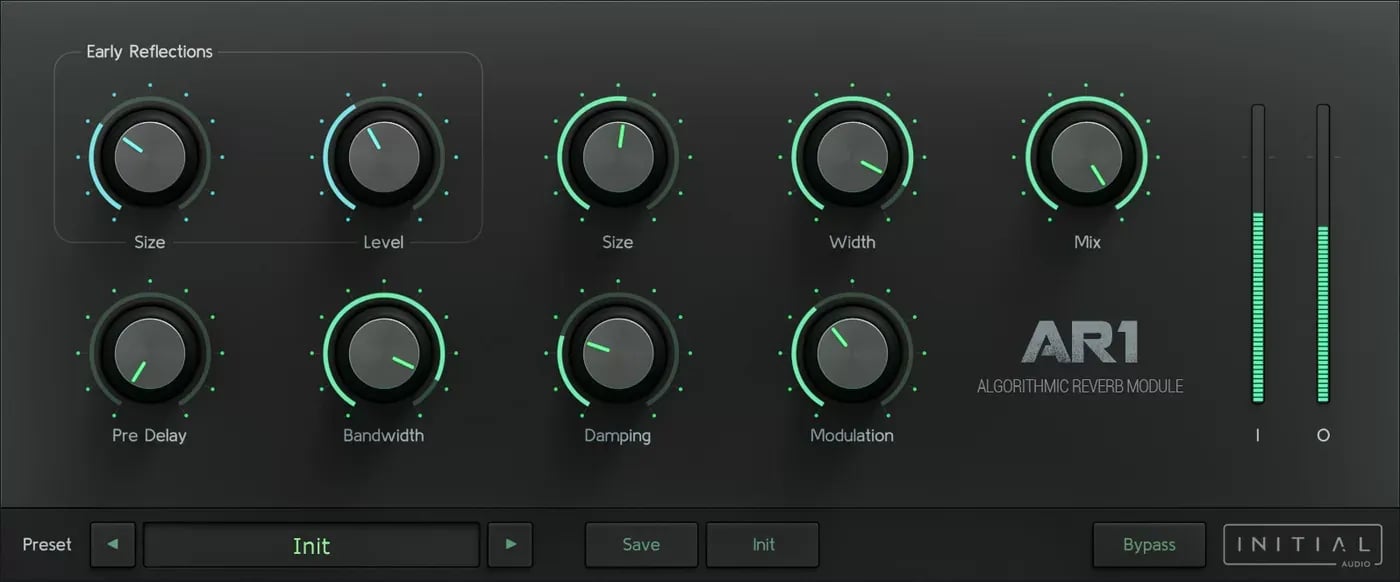 Initial Audio AR1 – Plugin de Reverberación Algorítmica (Descarga Digital) - Variante en LEMM DJ Store