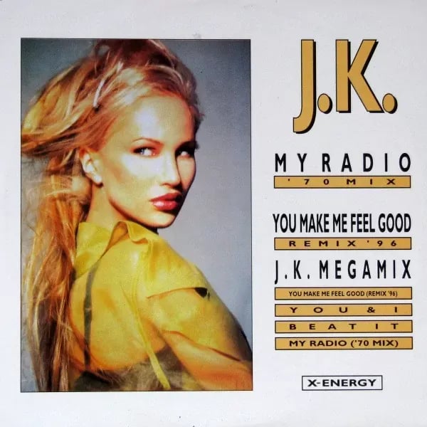J.K. - My Radio / Megamix '96 (Vinilo usado VG+) - Variante en LEMM DJ Store