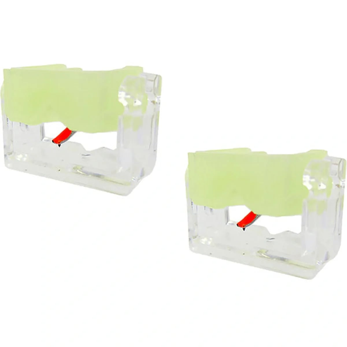 Jico N44-G DJ Mejorado Nude Fluorescente – Par de Agujas de Reemplazo para Shure - Variante en LEMM DJ Store