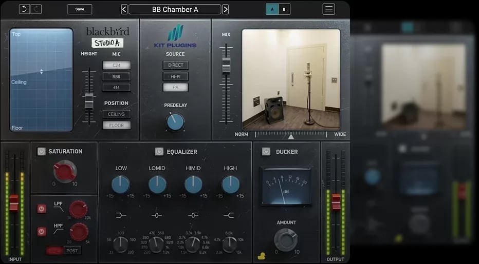 Kit Plugins BB Chamber A Reverb – Emulación de la cámara de reverb de Blackbird (Descarga Digital) - Variante en LEMM DJ Stor