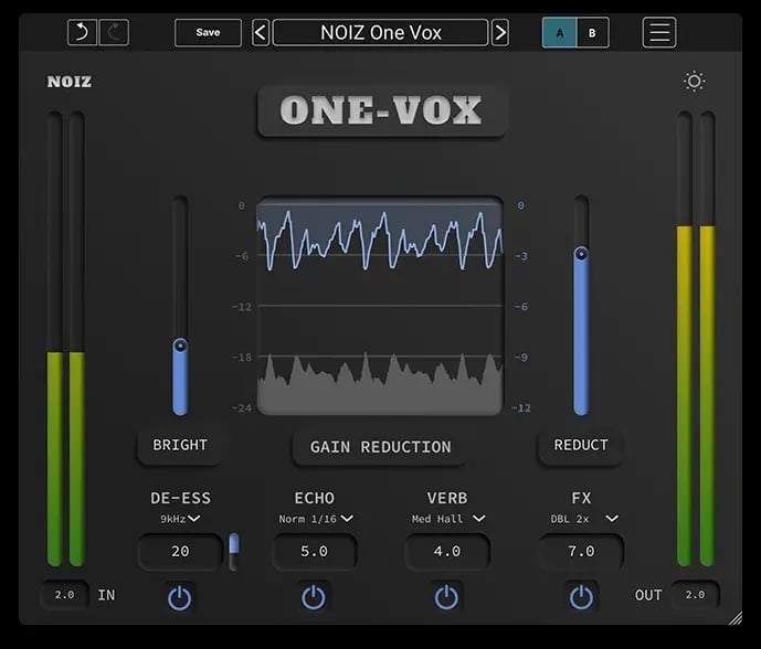 Kit Plugins NOIZ One Vox – Procesador de voz todo en uno (Descarga Digital) - Variante en LEMM DJ Store
