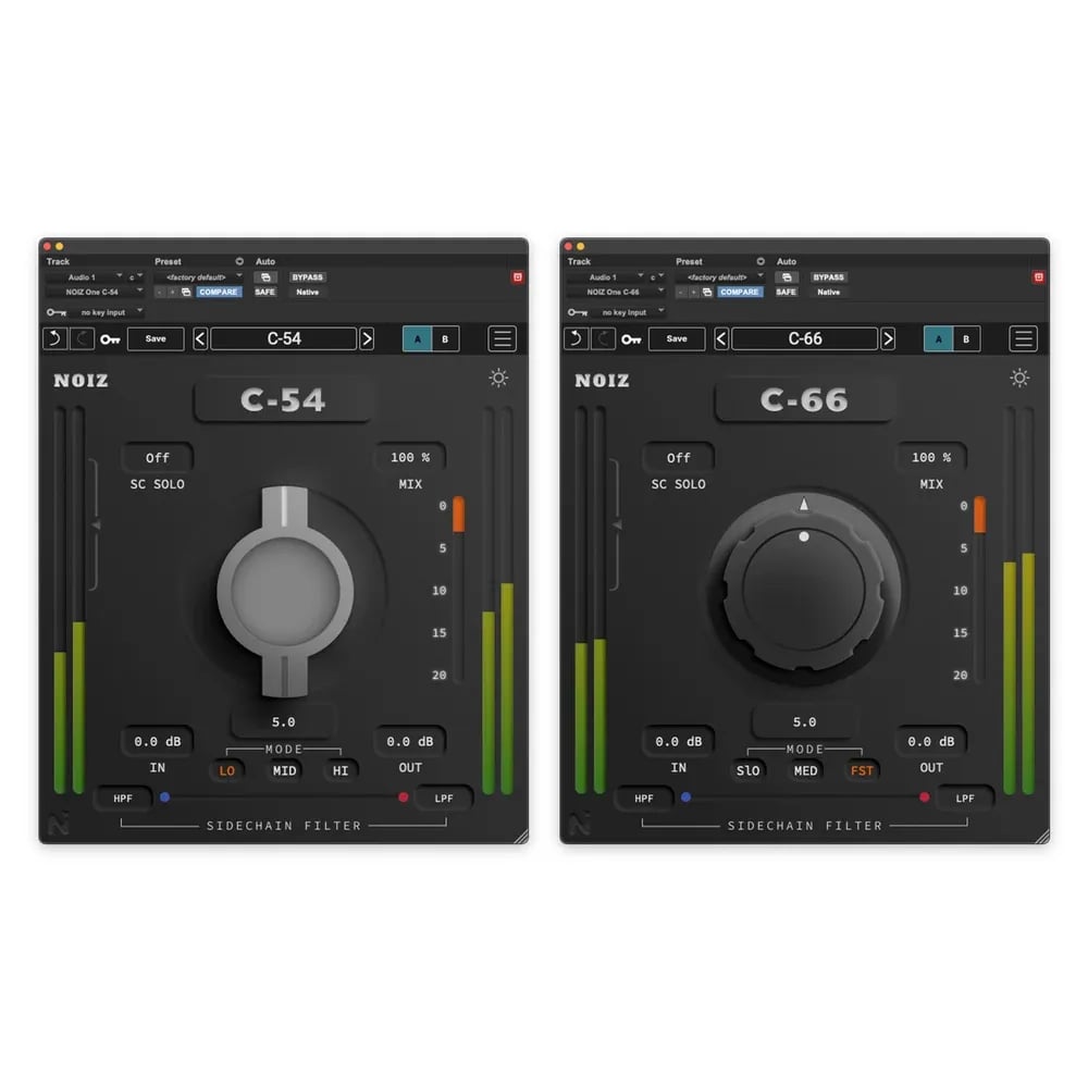 KIT Plugins NOIZ One Series C Bundle – Bundle de Compresores de Una Perilla (Descarga Digital) - Variante en LEMM DJ Store