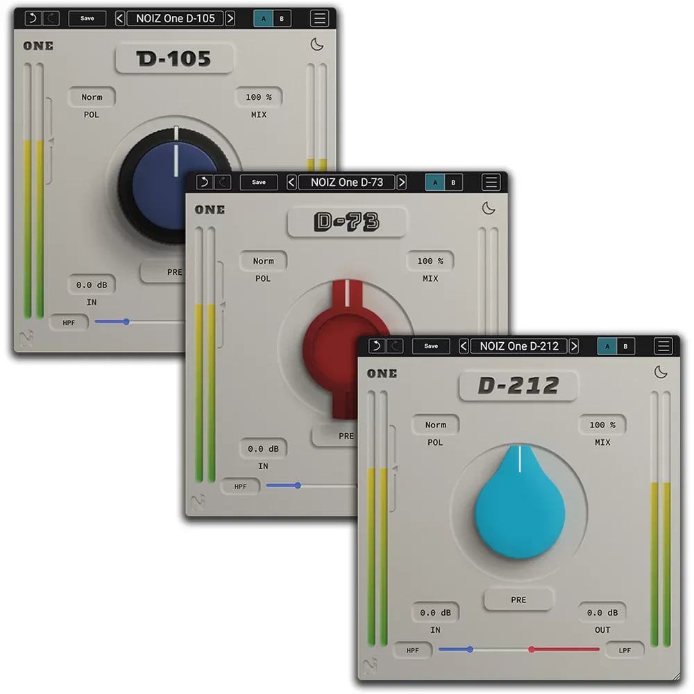 KIT Plugins NOIZ One Series D Bundle – Bundle de Saturadores de Una Perilla (Descarga Digital) - Variante en LEMM DJ Store