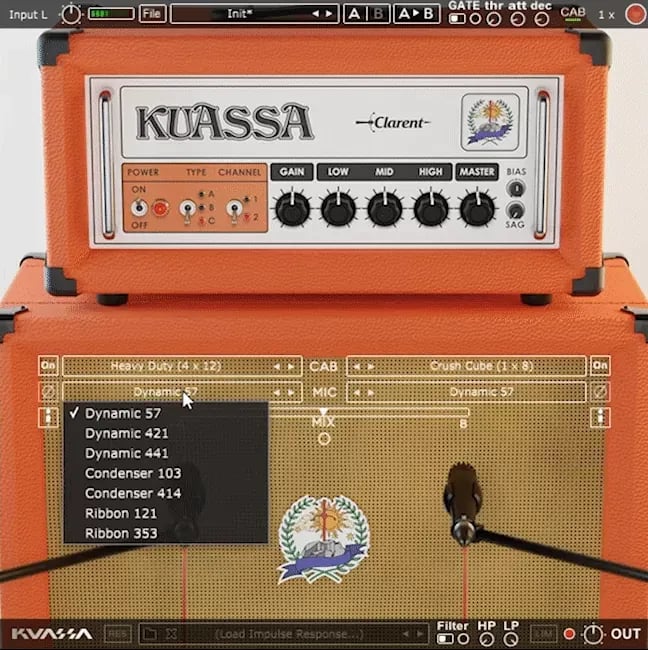 Kuassa Amplifikation Clarent – Simulador de amplificador Orange de rock pesado (Descarga Digital) - Variante en LEMM DJ Store