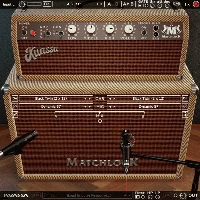 Kuassa Amplifikation Matchlock – Simulador de amplificador Fender combo americano (Descarga Digital) - Variante en LEMM DJ St