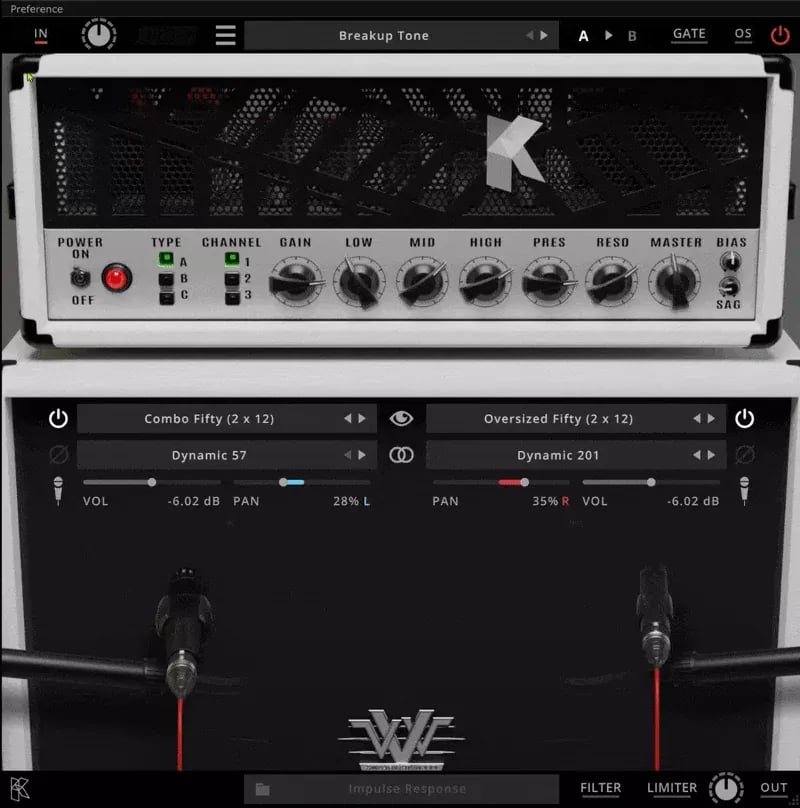Kuassa Amplifikation VVV – Simulador del icónico amplificador del sonido brown (Descarga Digital) - Variante en LEMM DJ Store