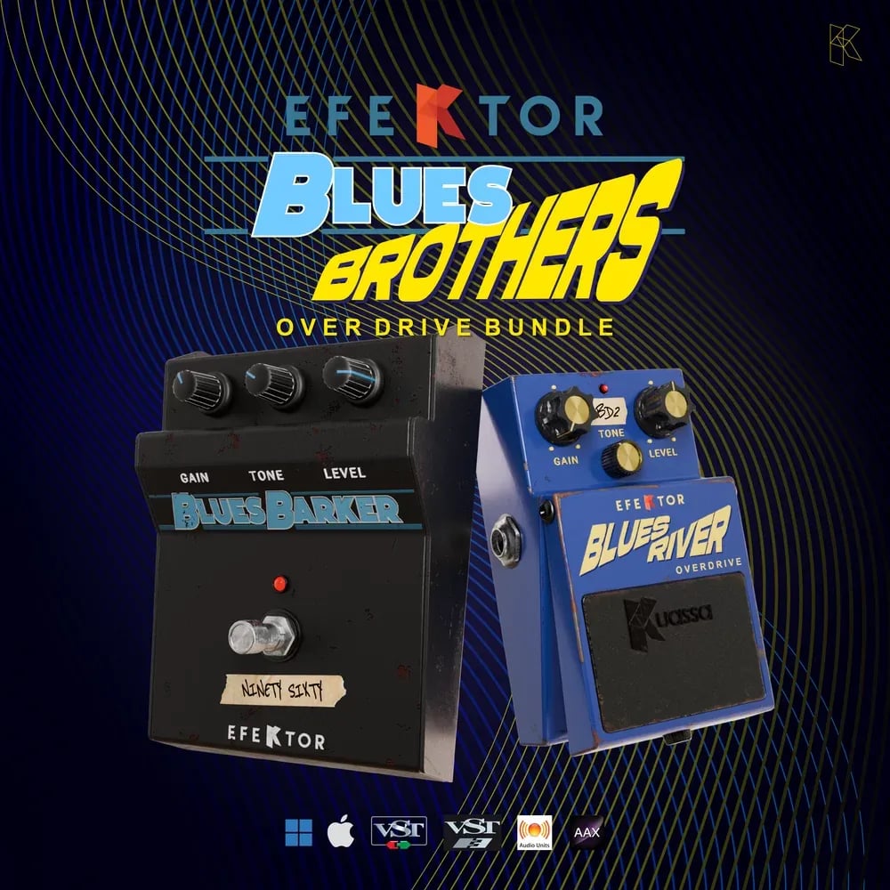 KUASSA Efektor Blues Brother Bundle – Bundle de Overdrives para Guitarra (Descarga Digital) - Variante en LEMM DJ Store