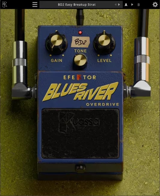 Kuassa Efektor Blues River – Overdrive versátil estilo Blues Driver (Descarga Digital) - Variante en LEMM DJ Store