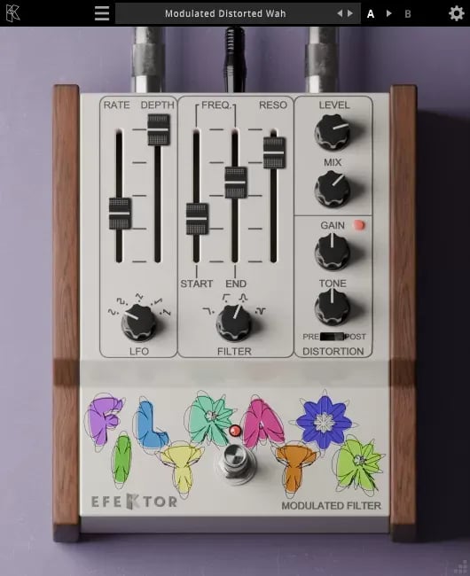 Kuassa Efektor Filtrator Modulated Filter – Filtro multimodo modulado por LFO con distorsión (Descarga Digital) - Variante en