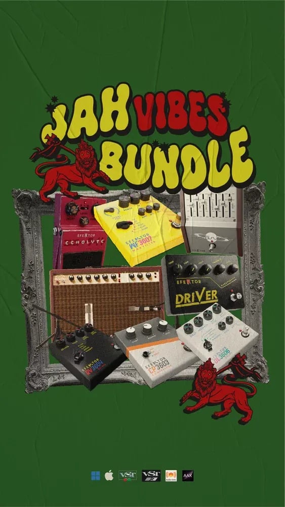 KUASSA Jah Vibes Bundle – Bundle de Amplificador y Efectos para Reggae y Dub (Descarga Digital) - Variante en LEMM DJ Store