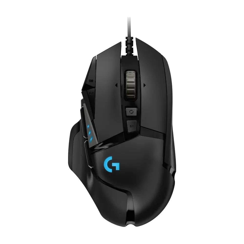 Logitech G502 HERO – Mouse Gamer de 11 Botones y 25.600 DPI - Negro en LEMM DJ Store