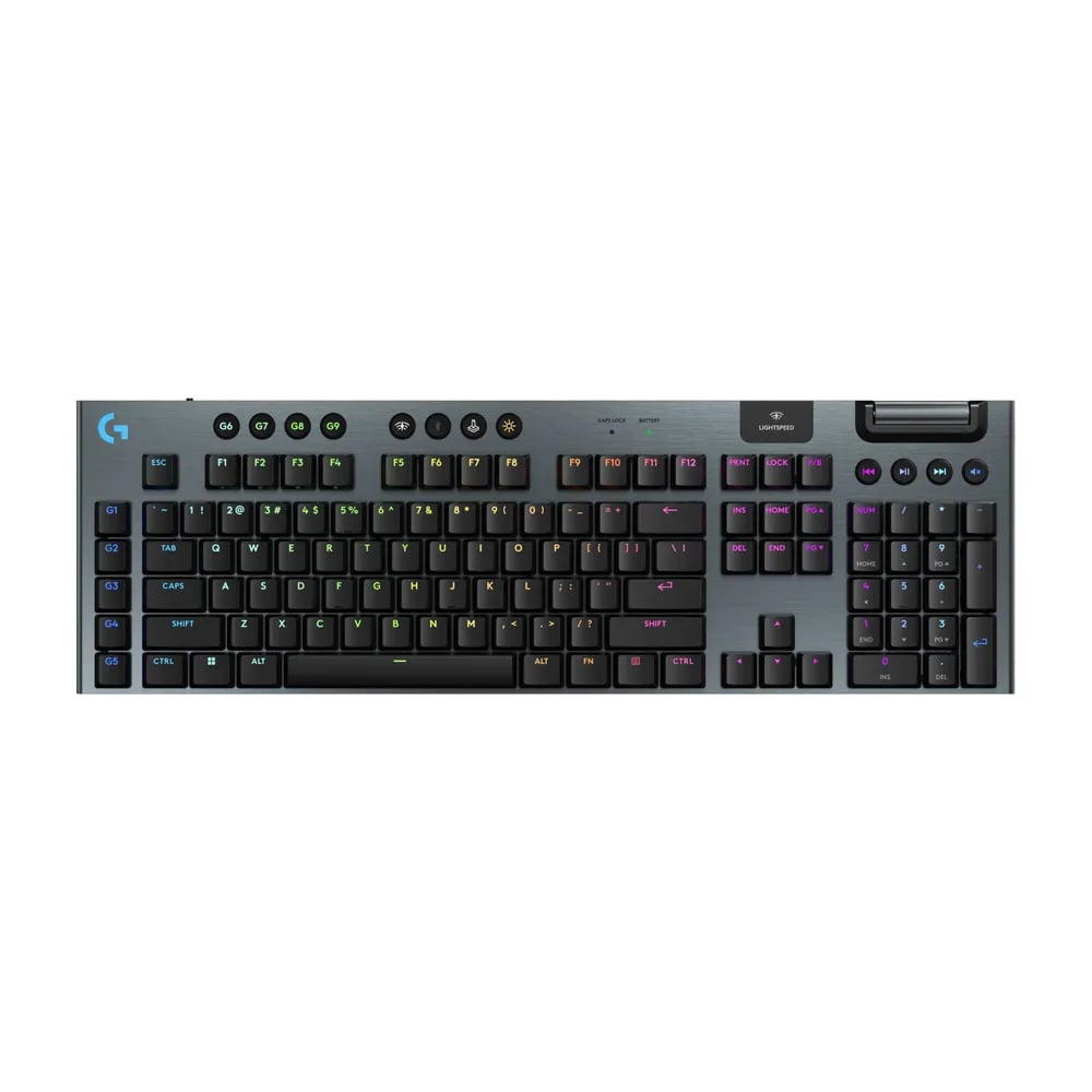 Logitech G915 X LIGHTSPEED – Teclado Gamer Mecánico Inalámbrico Completo - Negro en LEMM DJ Store