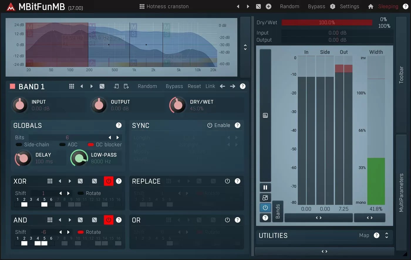 MeldaProduction MBitfunMB – Bitcrusher multibanda con manipulación de bits (Descarga Digital) - Variante en LEMM DJ Store