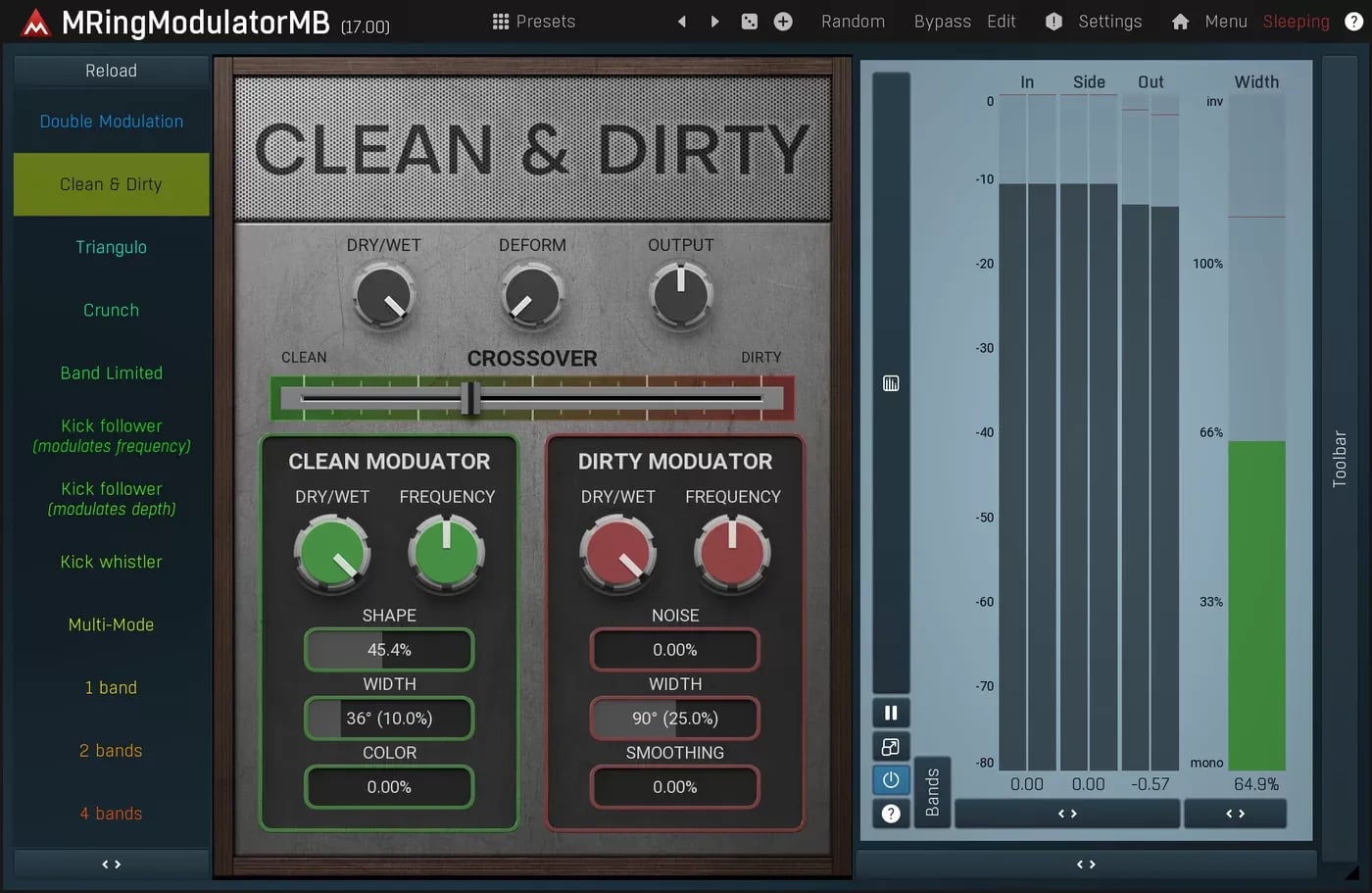 MeldaProduction MRingModulatorMB – Modulador en anillo multibanda de 6 bandas (Descarga Digital) - Variante en LEMM DJ Store
