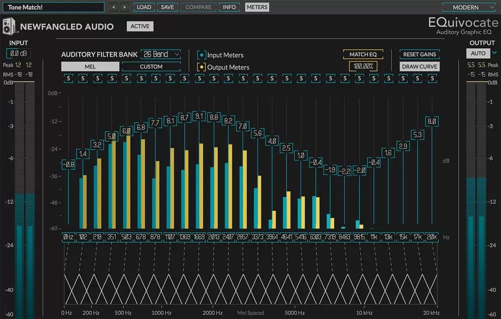 Newfangled Audio EQuivocate – Ecualizador de 26 Bandas con Match EQ (Descarga Digital) - Variante en LEMM DJ Store