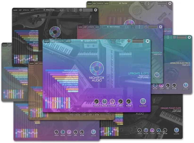 Nightfox Audio Bundle – Bundle de Instrumentos Virtuales (Descarga Digital) - Variante en LEMM DJ Store