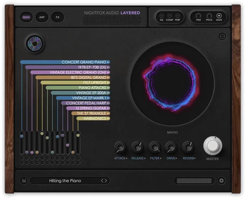 Nightfox Audio Layered – Instrumento Virtual de Capas (Descarga Digital) - Variante en LEMM DJ Store