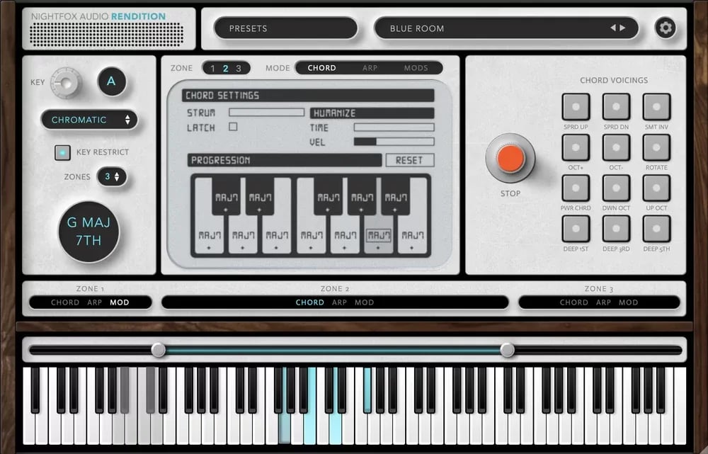 Nightfox Audio Rendition – Plug-in MIDI Constructor de Acordes y Arpegiador (Descarga Digital) - Variante en LEMM DJ Store
