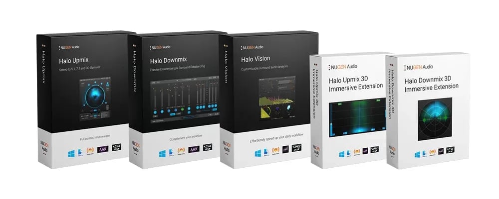 NUGEN Audio Halo Suite – Bundle de Upmix, Downmix y Análisis Inmersivo (Descarga Digital) - Variante en LEMM DJ Store