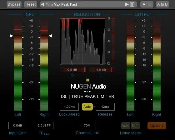 NUGEN Audio ISL 2 ST – Limitador True Peak Estéreo (Descarga Digital) - Variante en LEMM DJ Store