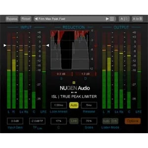 NUGEN Audio ISL w DSP Extension – Limitador True Peak con Extensión DSP (Descarga Digital) - Variante en LEMM DJ Store