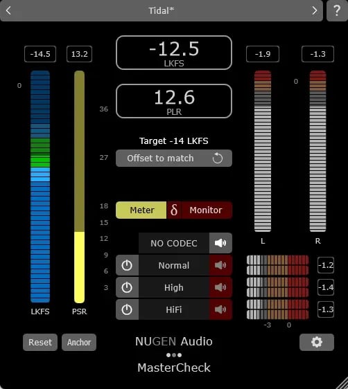 NUGEN Audio MasterCheck 2 – Optimizador de Masterización para Streaming (Descarga Digital) - Variante en LEMM DJ Store