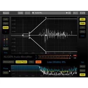 NUGEN Audio Monofilter – Gestión y Anclaje de Graves a Mono (Descarga Digital) - Variante en LEMM DJ Store