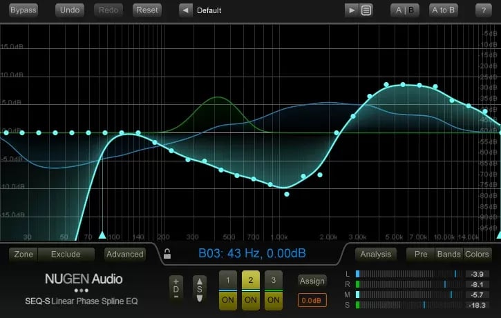 NUGEN Audio SEQ-S – Ecualizador Spline de Fase Lineal (Descarga Digital) - Variante en LEMM DJ Store