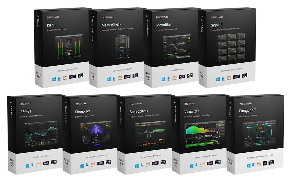 NUGEN Audio Producer Bundle – Suite de Mezcla y Mastering (Descarga Digital) - Variante en LEMM DJ Store