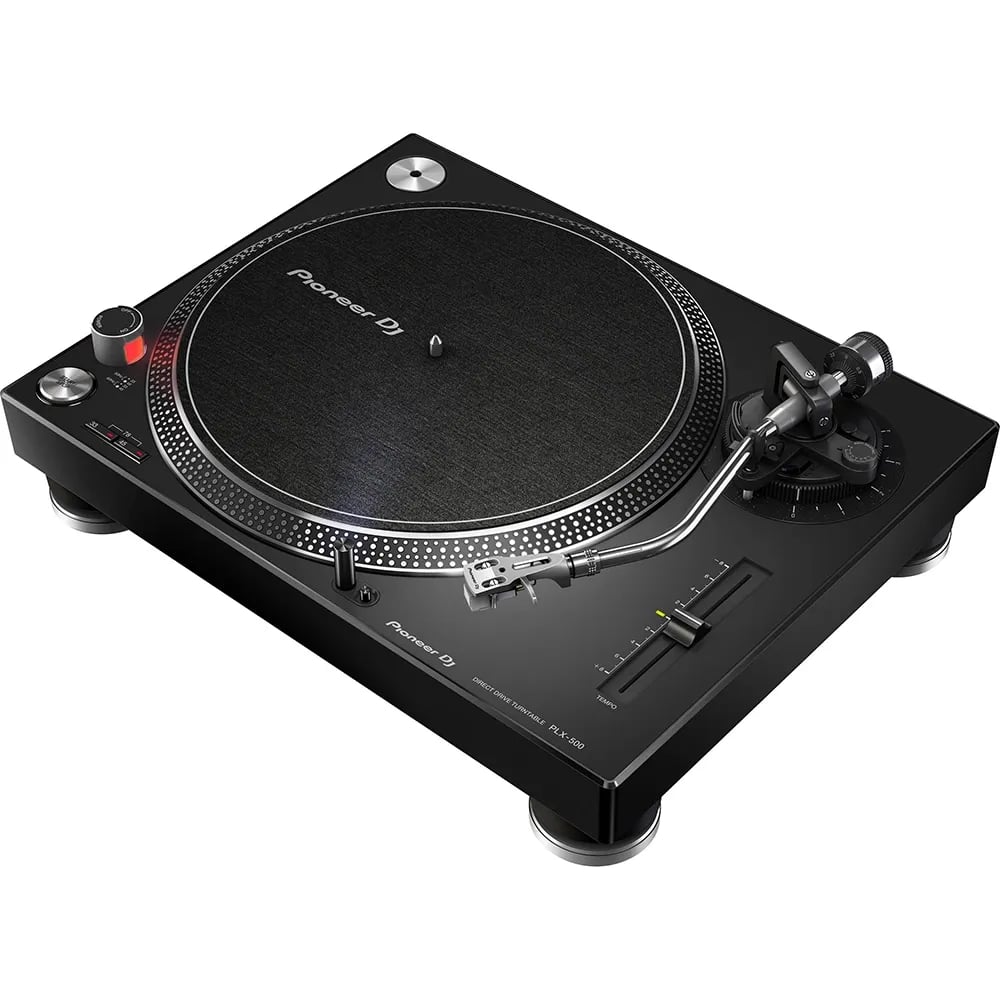 Tornamesa Pioneer DJ PLX-500-K de Tracción Directa con USB Negra - Variante en LEMM DJ Store