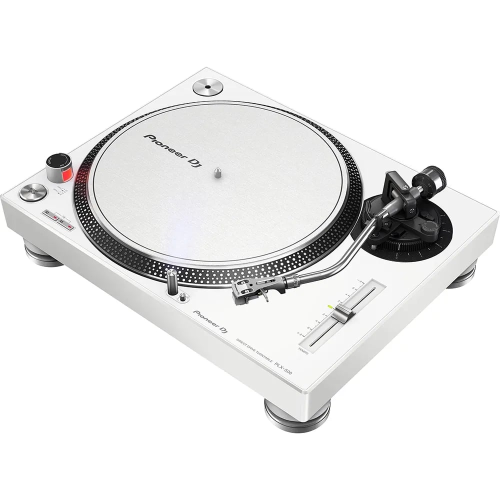 Tornamesa Pioneer DJ PLX-500-W Tracción Directa Profesional Blanco - Variante en LEMM DJ Store
