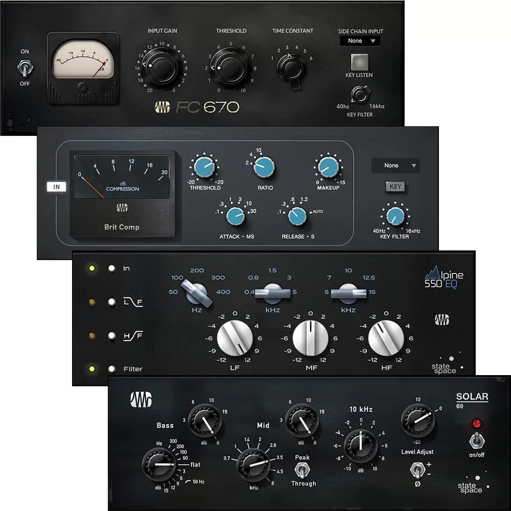 PreSonus Classic Studio Bundle – Bundle de Compresores y Ecualizadores (Descarga Digital) - Variante en LEMM DJ Store