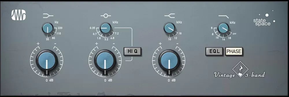 PreSonus Vintage 3-Band EQ – Ecualizador Activo de 3 Bandas (Descarga Digital) - Variante en LEMM DJ Store