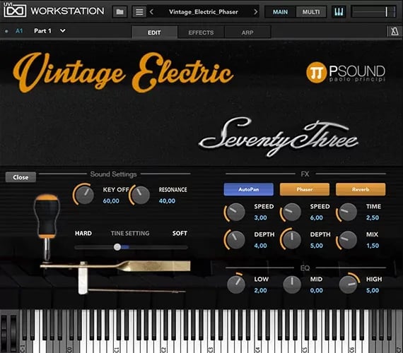 PSound Vintage Electric – Piano Eléctrico Fender Rhodes Mark I (Descarga Digital) - Variante en LEMM DJ Store