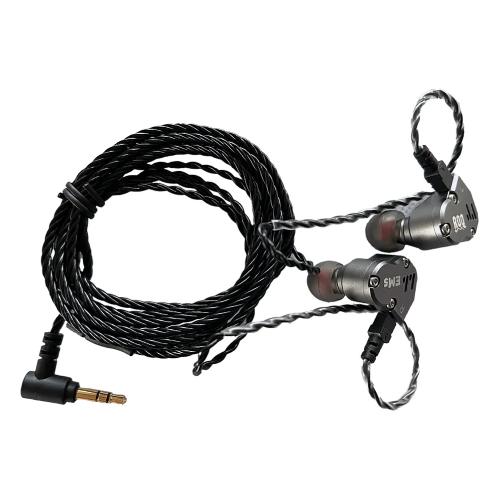 ROQ Audio EM5 – Monitores In-Ear de Driver Dinámico 10 mm, con 2 Cables Intercambiables - Variante en LEMM DJ Store