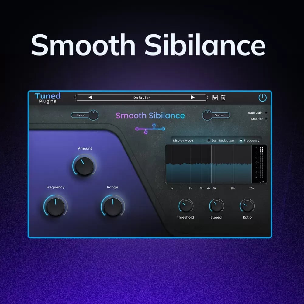 Safari Pedals Smooth Sibilance – De-esser para Voces con Control de Frecuencia y Rango (Descarga Digital) - Variante en LEMM 