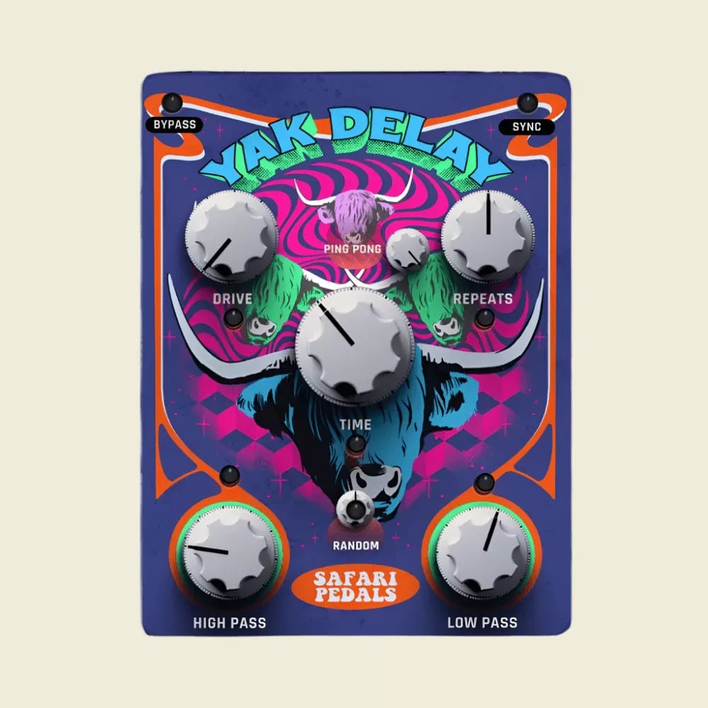 Safari Pedals Yak Delay – Delay Creativo con Filtros, Ping Pong y Random (Descarga Digital) - Variante en LEMM DJ Store