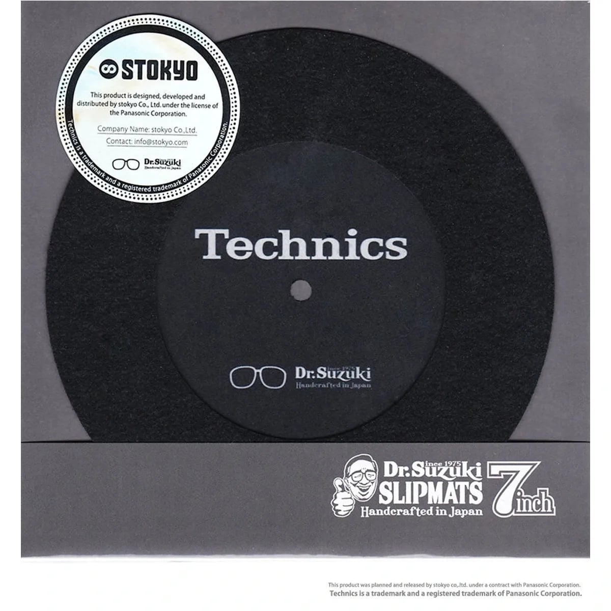DR. Suzuki x Technics 7" Slipmat – Alfombrilla DJ para Mix, Scratch y Turntablism - Variante en LEMM DJ Store