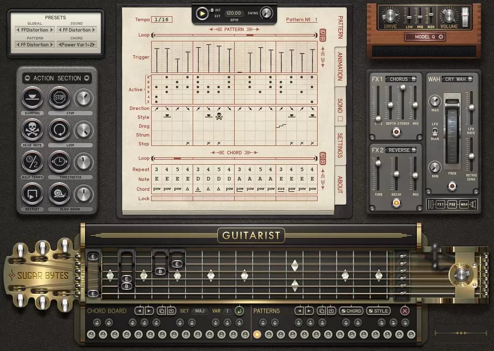 Sugar Bytes Guitarist – Guitarra Virtual (Descarga Digital) - Variante en LEMM DJ Store