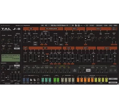 TAL J-8 Jupiter-8 – Sintetizador Virtual (Descarga Digital) - Variante en LEMM DJ Store