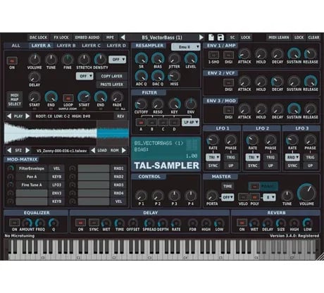 TAL Sampler – Sampler / Instrumento Virtual (Descarga Digital) - Variante en LEMM DJ Store