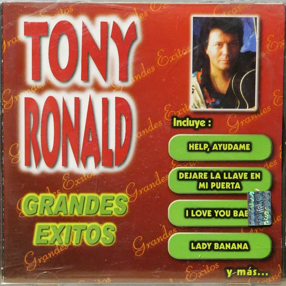 Tony Ronald – Grandes Éxitos (CD Usado VG+) - Variante en LEMM DJ Store