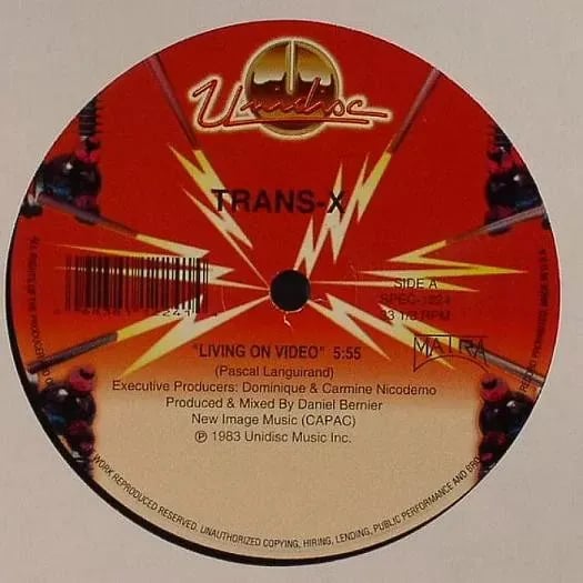 Trans-X - Living On Video (Vinilo usado VG+) - Variante en LEMM DJ Store