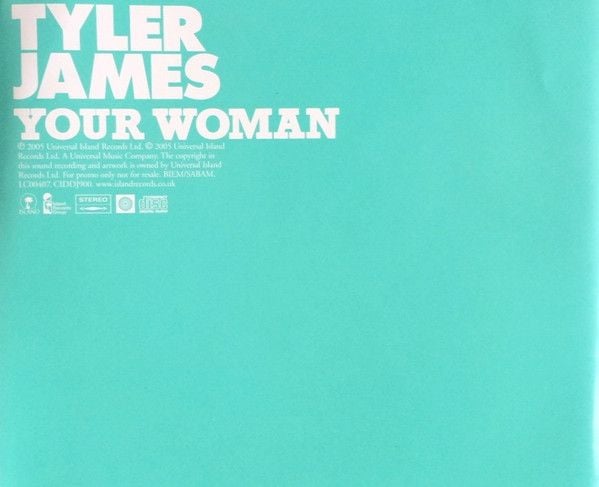 Tyler James – Your Woman (CD Single usado VG+) - Variante en LEMM DJ Store