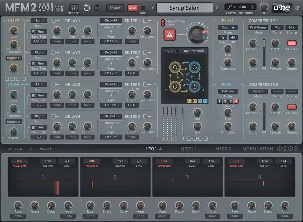 u-he MFM2 – Delay Creativo Multiefecto (Descarga Digital) - Variante en LEMM DJ Store