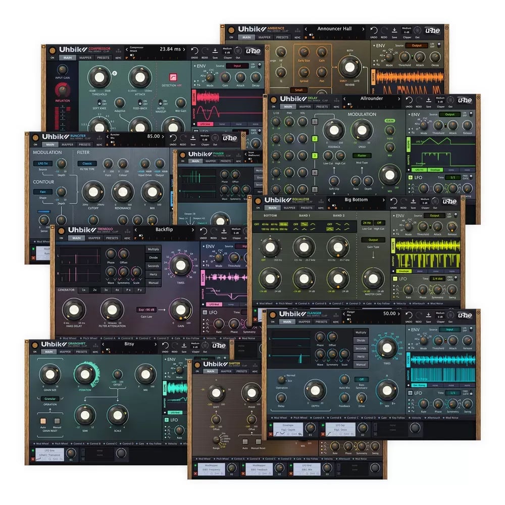 u-he Uhbik 2 – Suite de Diez Efectos Profesionales (Descarga Digital) - Variante en LEMM DJ Store